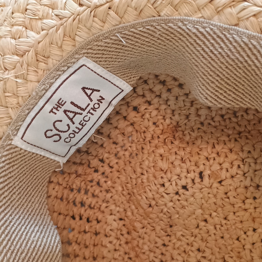 Scala Tan Woven Hat